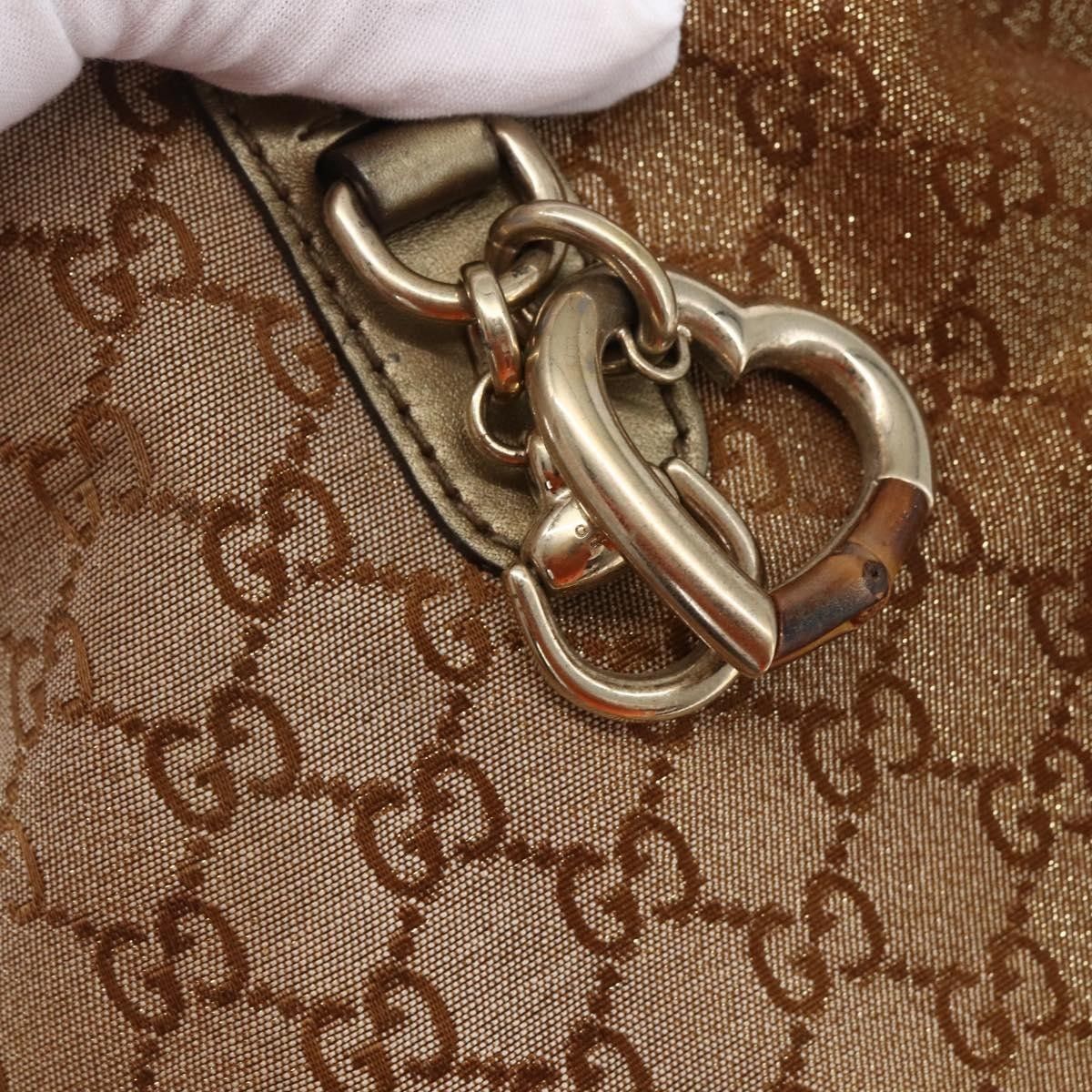 Gucci Gucci Heart Bit Open Tote GG Canvas with Leather Size ONE SIZE - 13 Thumbnail