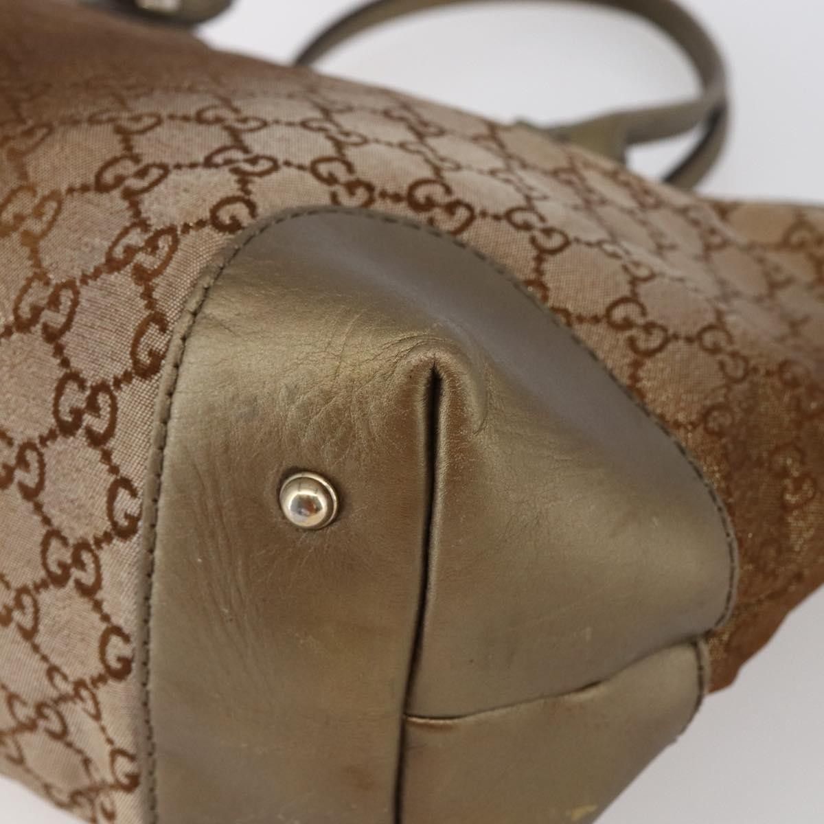 Gucci Gucci Heart Bit Open Tote GG Canvas with Leather Size ONE SIZE - 11 Thumbnail