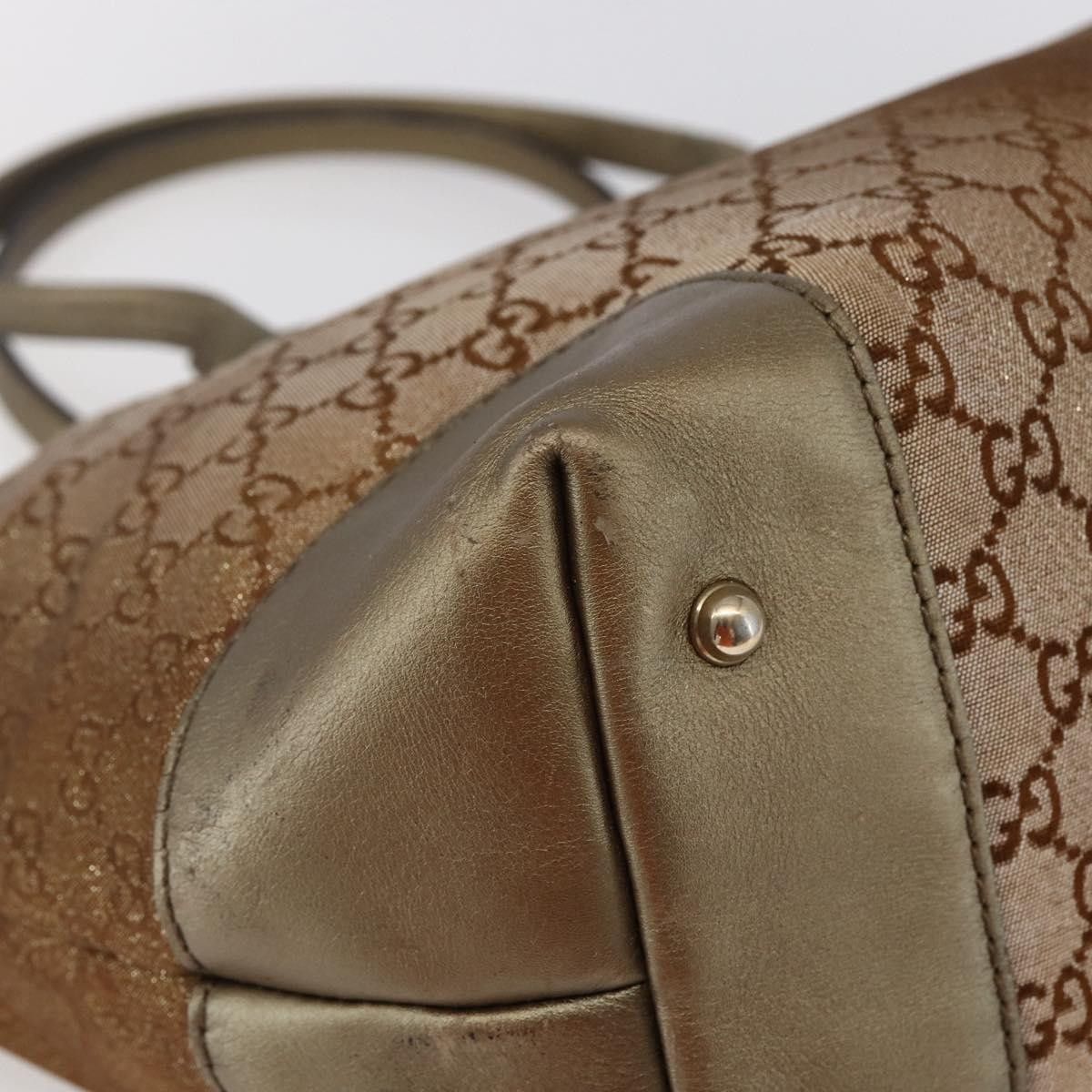 Gucci Gucci Heart Bit Open Tote GG Canvas with Leather Size ONE SIZE - 12 Thumbnail