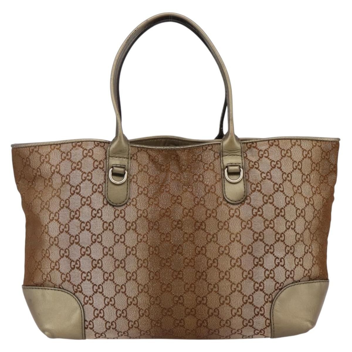 Gucci Gucci Heart Bit Open Tote GG Canvas with Leather Size ONE SIZE - 2 Thumbnail