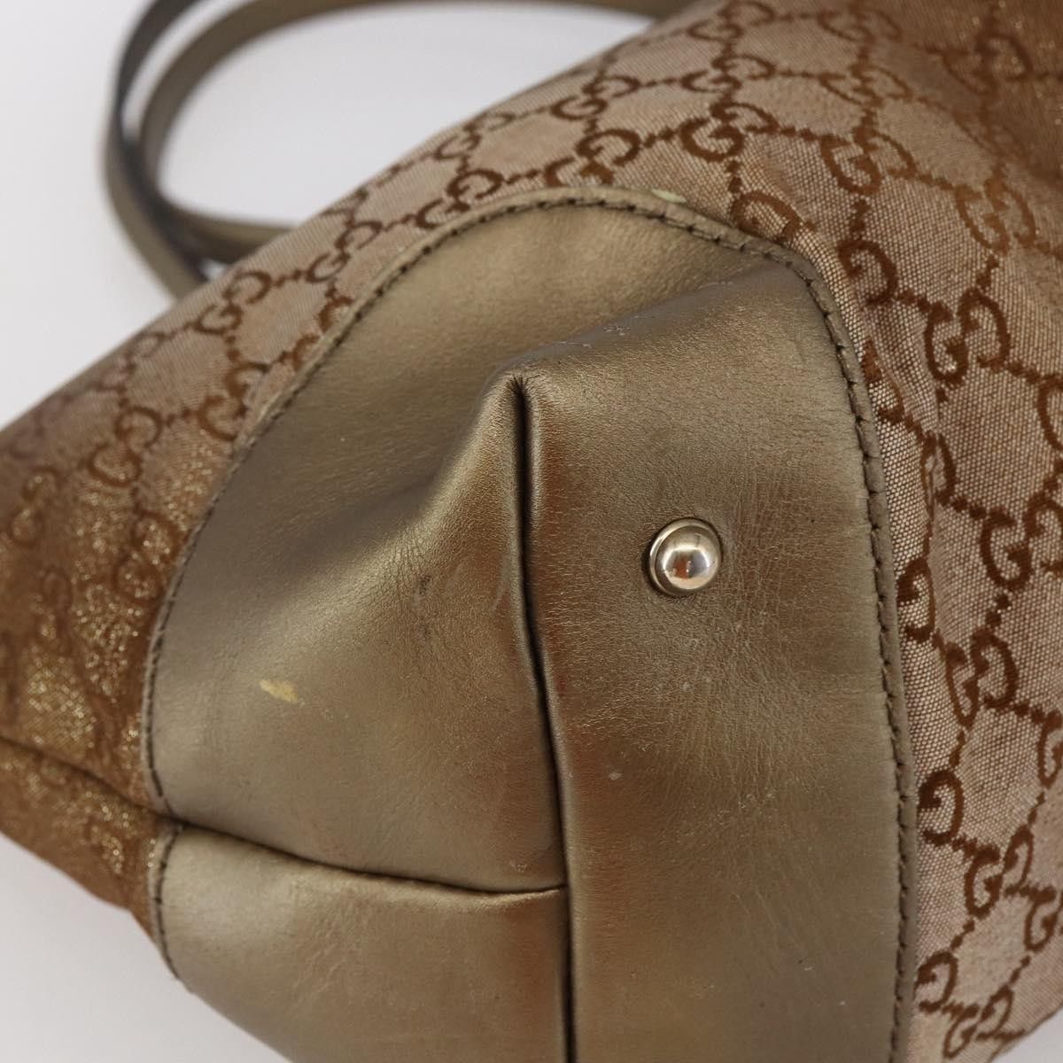 Gucci Gucci Heart Bit Open Tote GG Canvas with Leather Size ONE SIZE - 10 Thumbnail