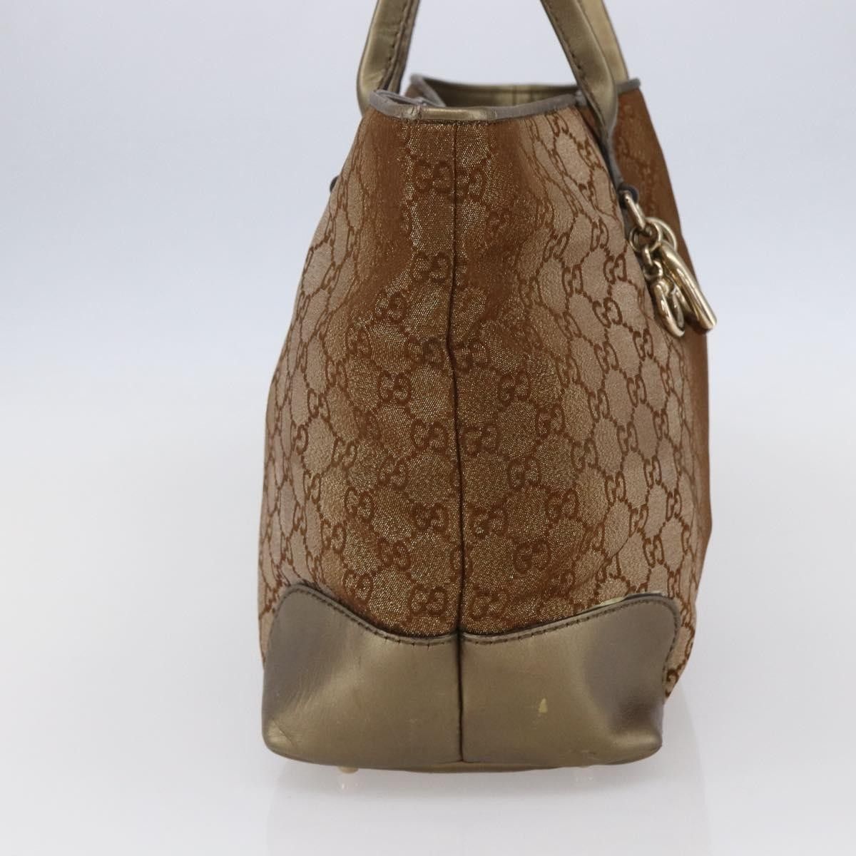Gucci Gucci Heart Bit Open Tote GG Canvas with Leather Size ONE SIZE - 3 Thumbnail