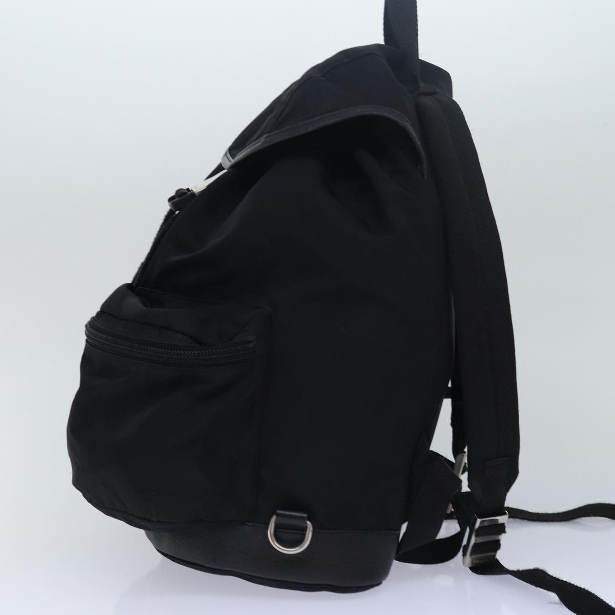 Prada Prada Double Front Pocket Backpack Tessuto Size ONE SIZE - 4 Thumbnail