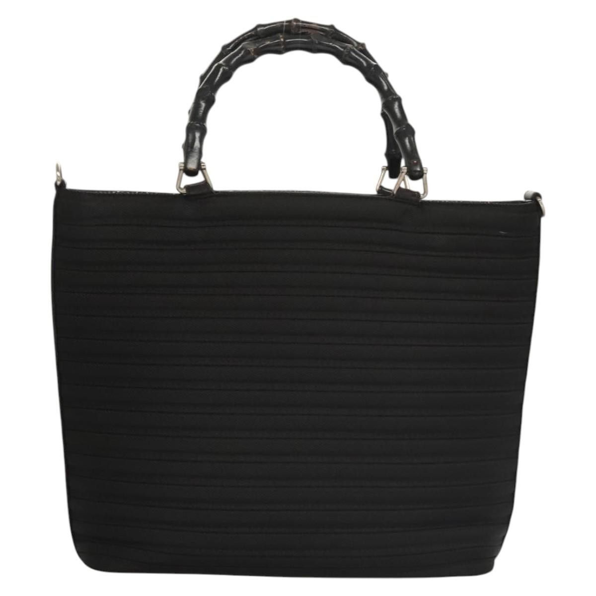 Gucci Gucci Vintage Bamboo Handle Tote Nylon Size ONE SIZE - 2 Thumbnail