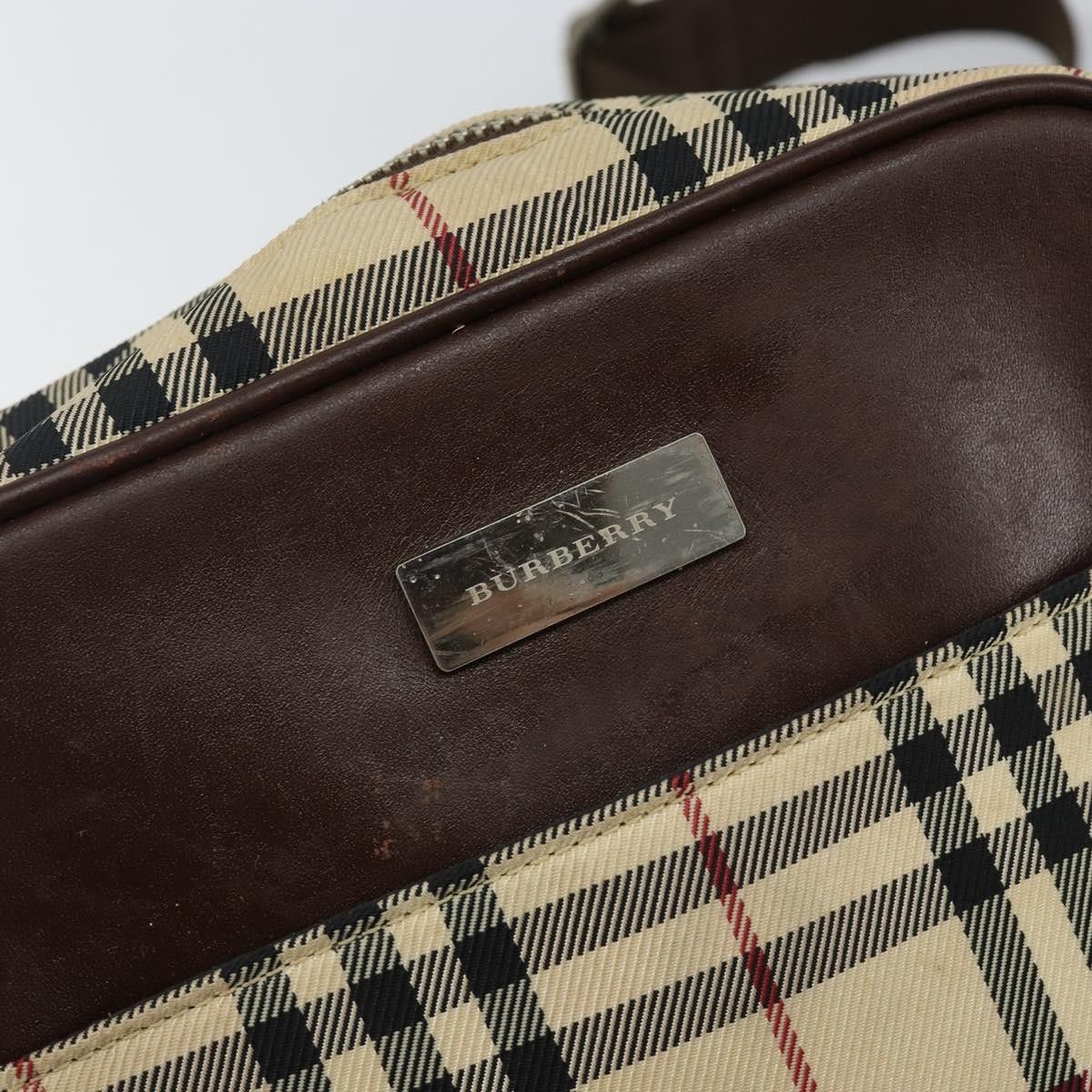 Burberry Burberry Zip Messenger Nova check Canvas and Leather Size ONE SIZE - 6 Thumbnail