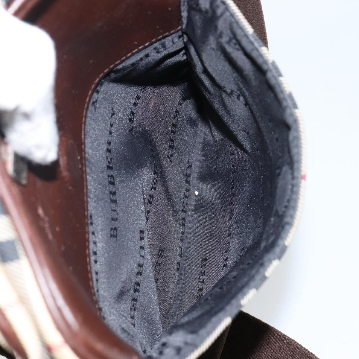 Burberry Burberry Zip Messenger Nova check Canvas and Leather Size ONE SIZE - 21 Thumbnail