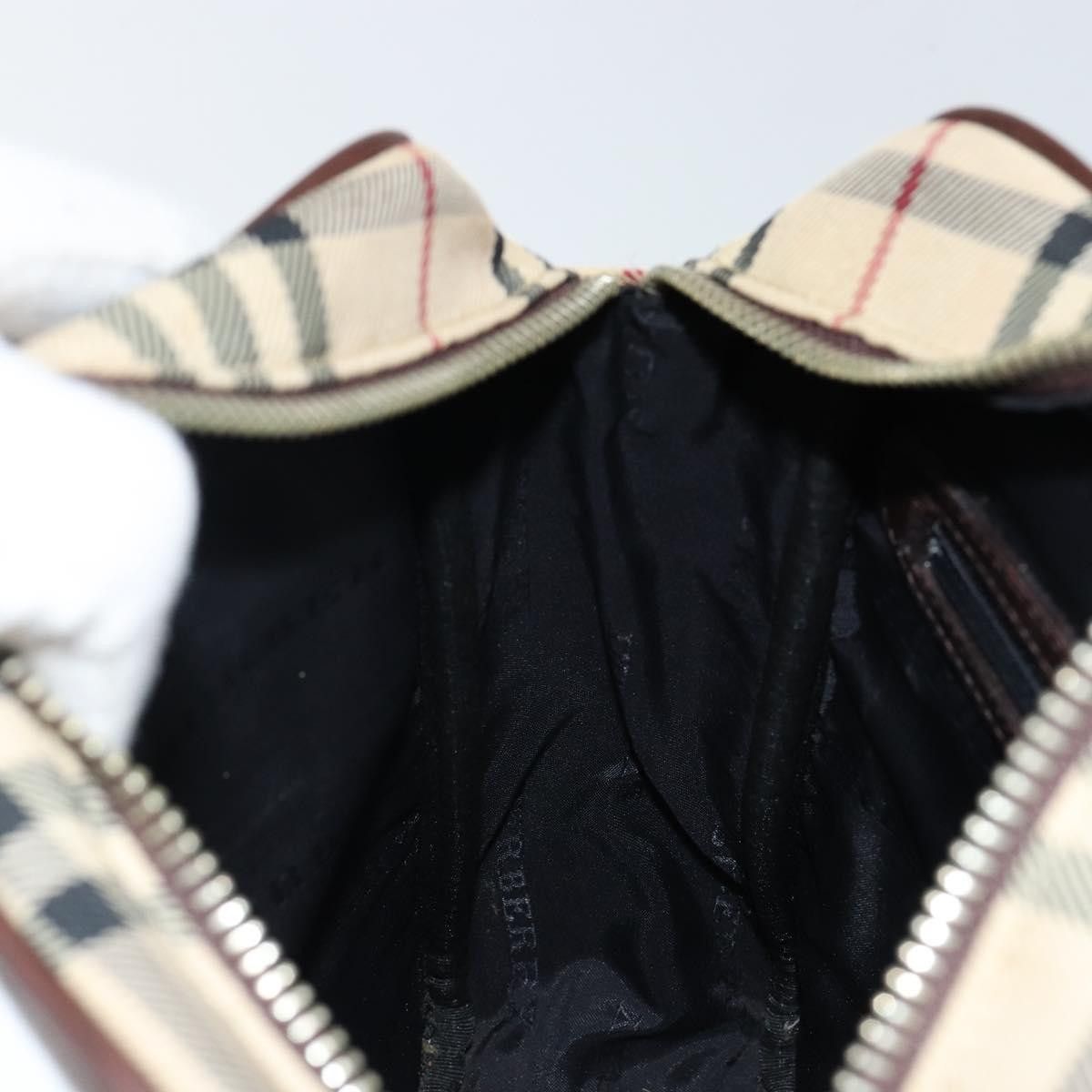 Burberry Burberry Zip Messenger Nova check Canvas and Leather Size ONE SIZE - 19 Thumbnail
