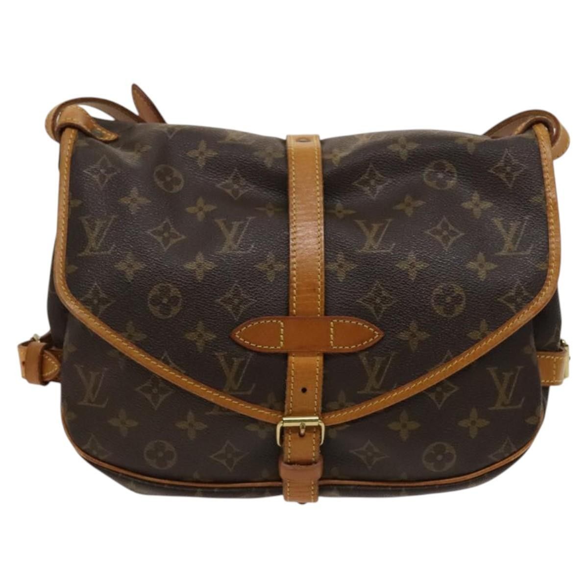 Louis Vuitton Louis Vuitton Saumur Handbag Monogram Canvas Size ONE SIZE - 18 Thumbnail