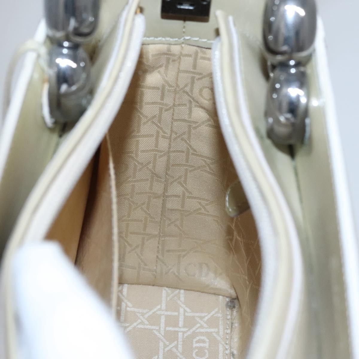 Dior Christian Dior Pearl Lady Dior Bag Patent leather Size ONE SIZE - 22 Thumbnail