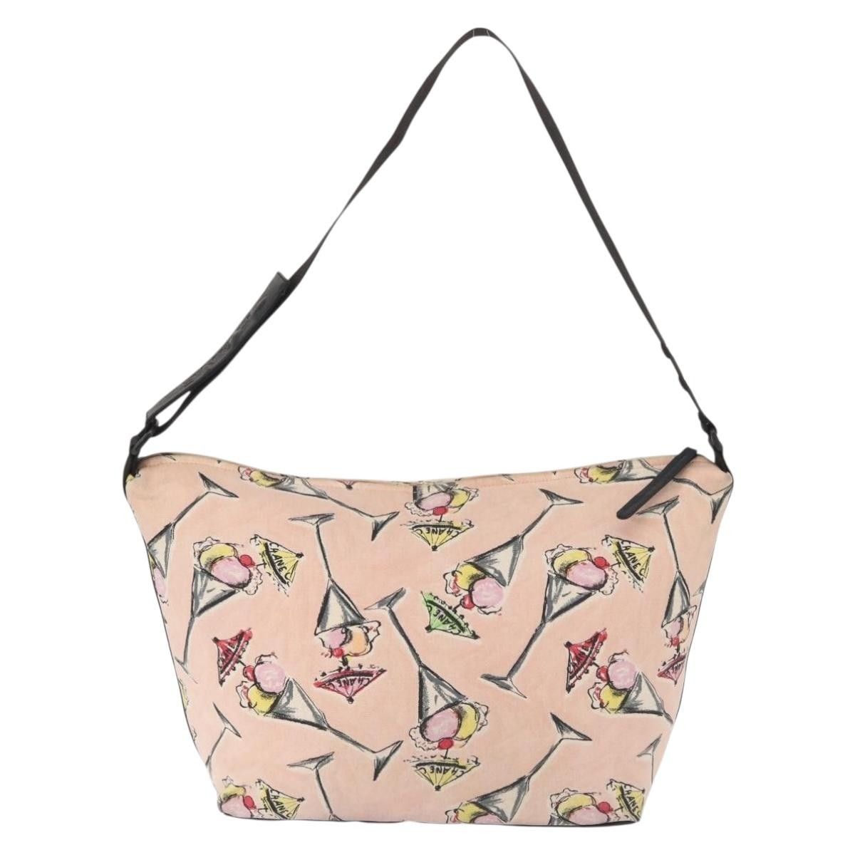 Chanel Chanel Ice Cream Sundae Shoulder Bag Printed Canvas Size ONE SIZE - 2 Thumbnail