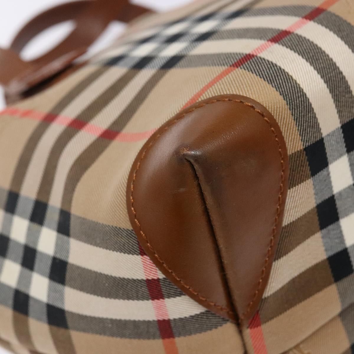 Burberry Burberry Nova Check Tote Canvas and Leather Size ONE SIZE - 11 Thumbnail