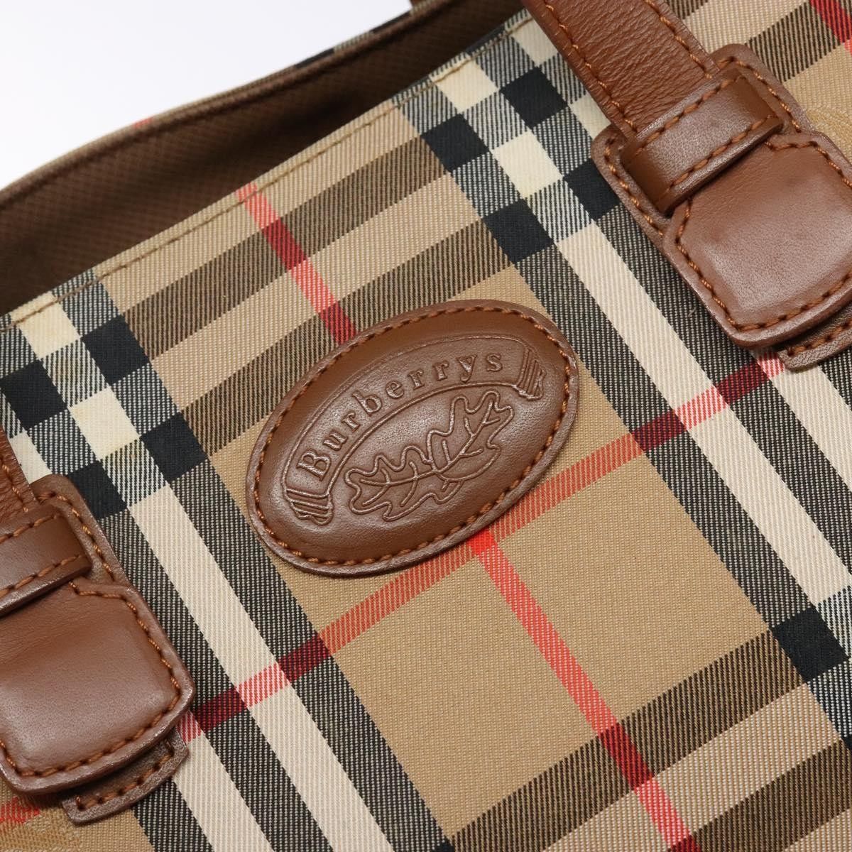 Burberry Burberry Nova Check Tote Canvas and Leather Size ONE SIZE - 6 Thumbnail