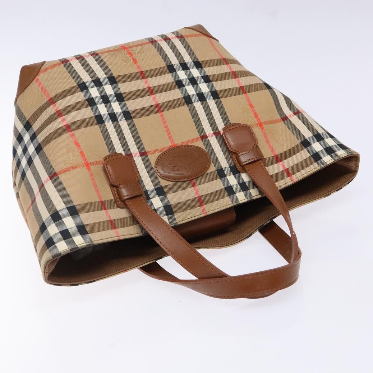 Burberry Burberry Nova Check Tote Canvas and Leather Size ONE SIZE - 14 Thumbnail