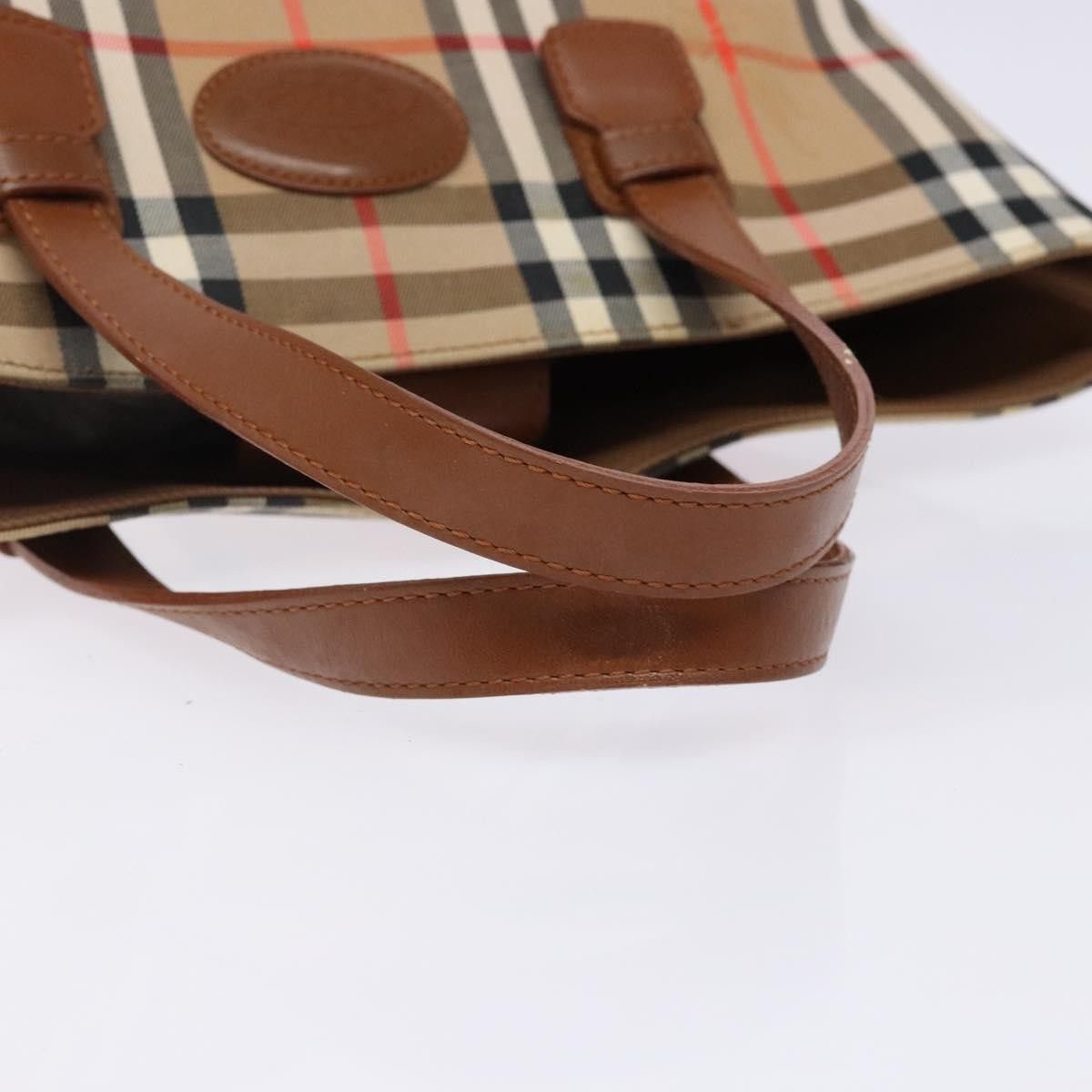 Burberry Burberry Nova Check Tote Canvas and Leather Size ONE SIZE - 7 Thumbnail