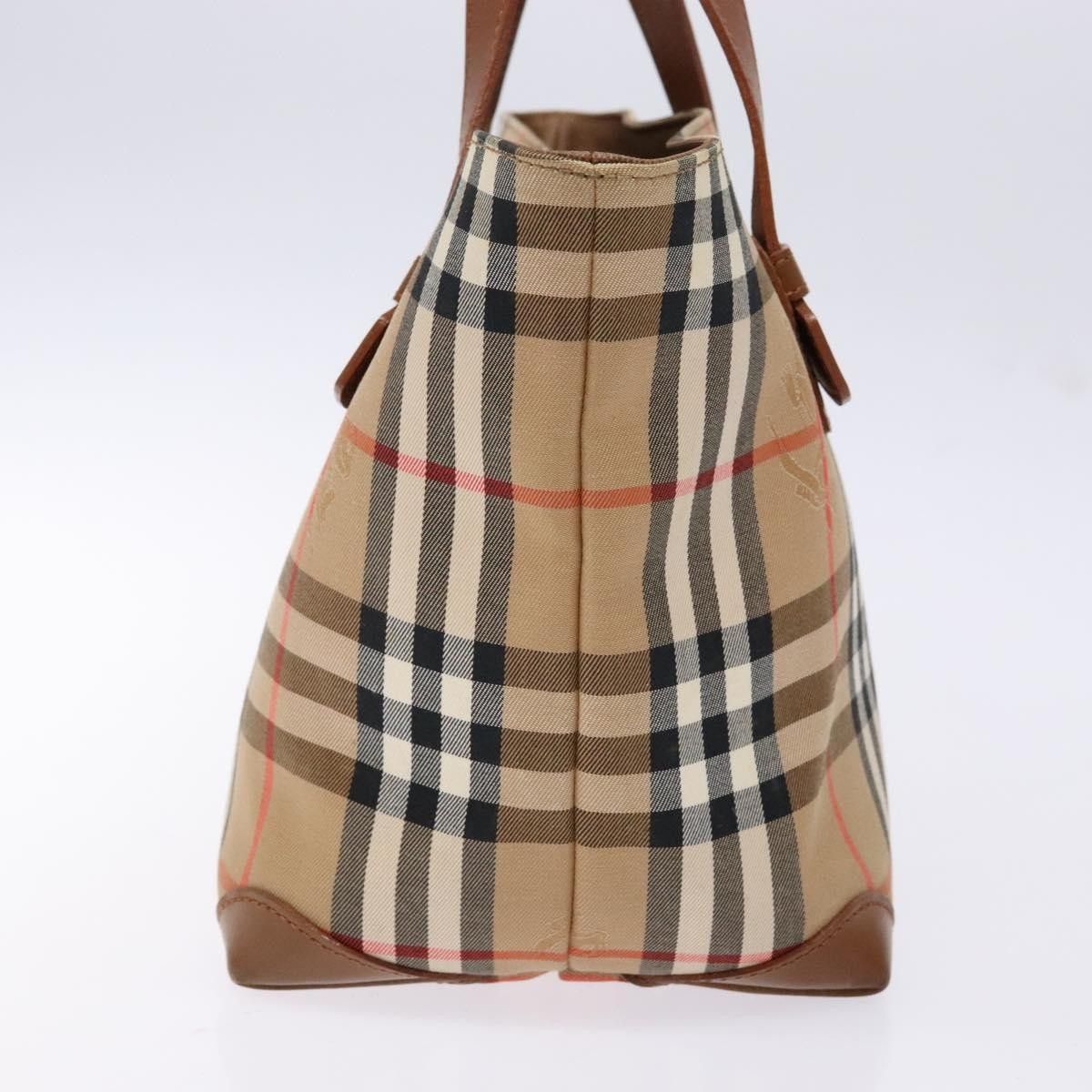 Burberry Burberry Nova Check Tote Canvas and Leather Size ONE SIZE - 4 Thumbnail