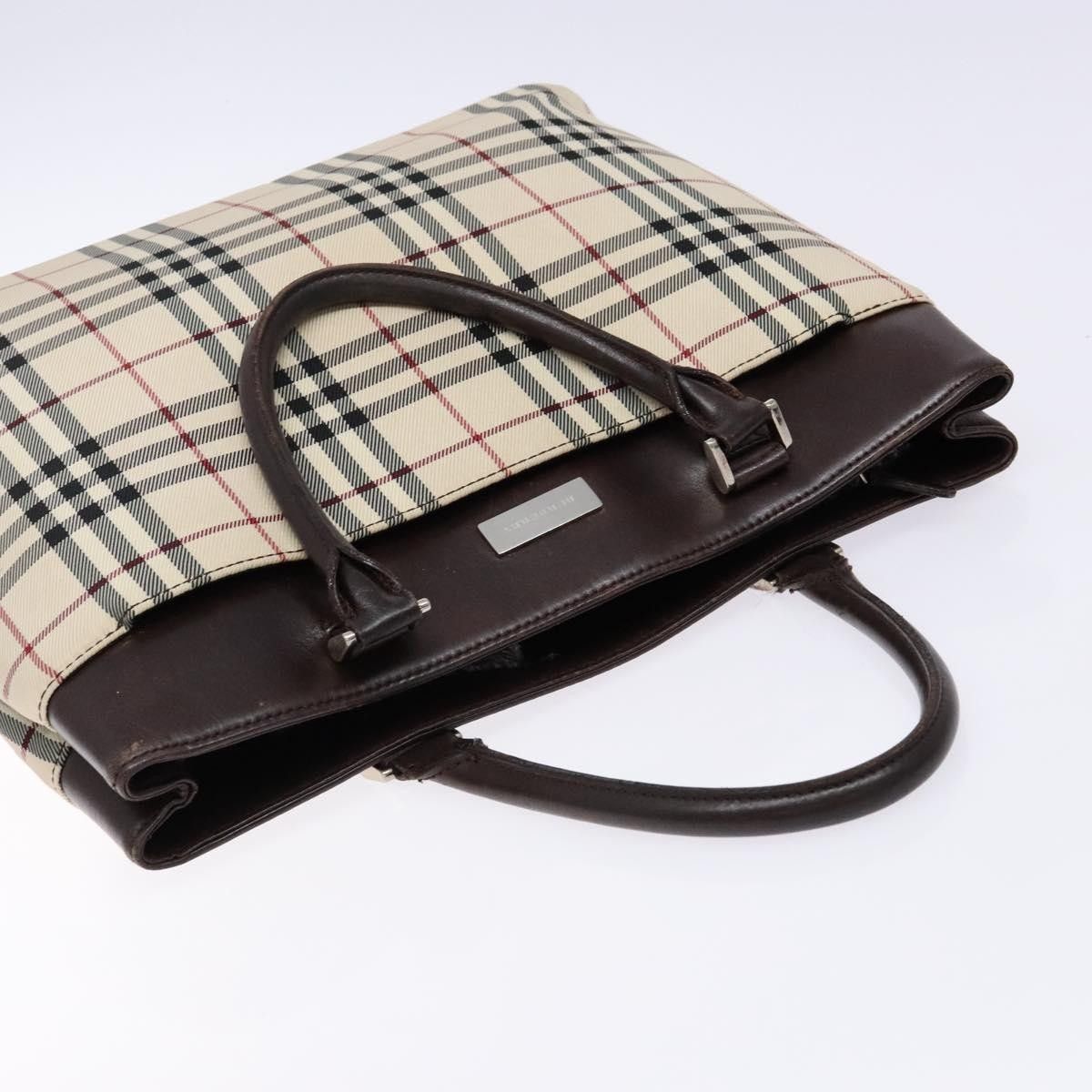 Burberry Burberry Nova Check Tote Canvas and Leather Size ONE SIZE - 12 Thumbnail
