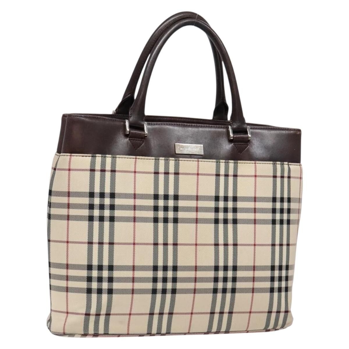 Burberry Burberry Nova Check Tote Canvas and Leather Size ONE SIZE - 16 Thumbnail