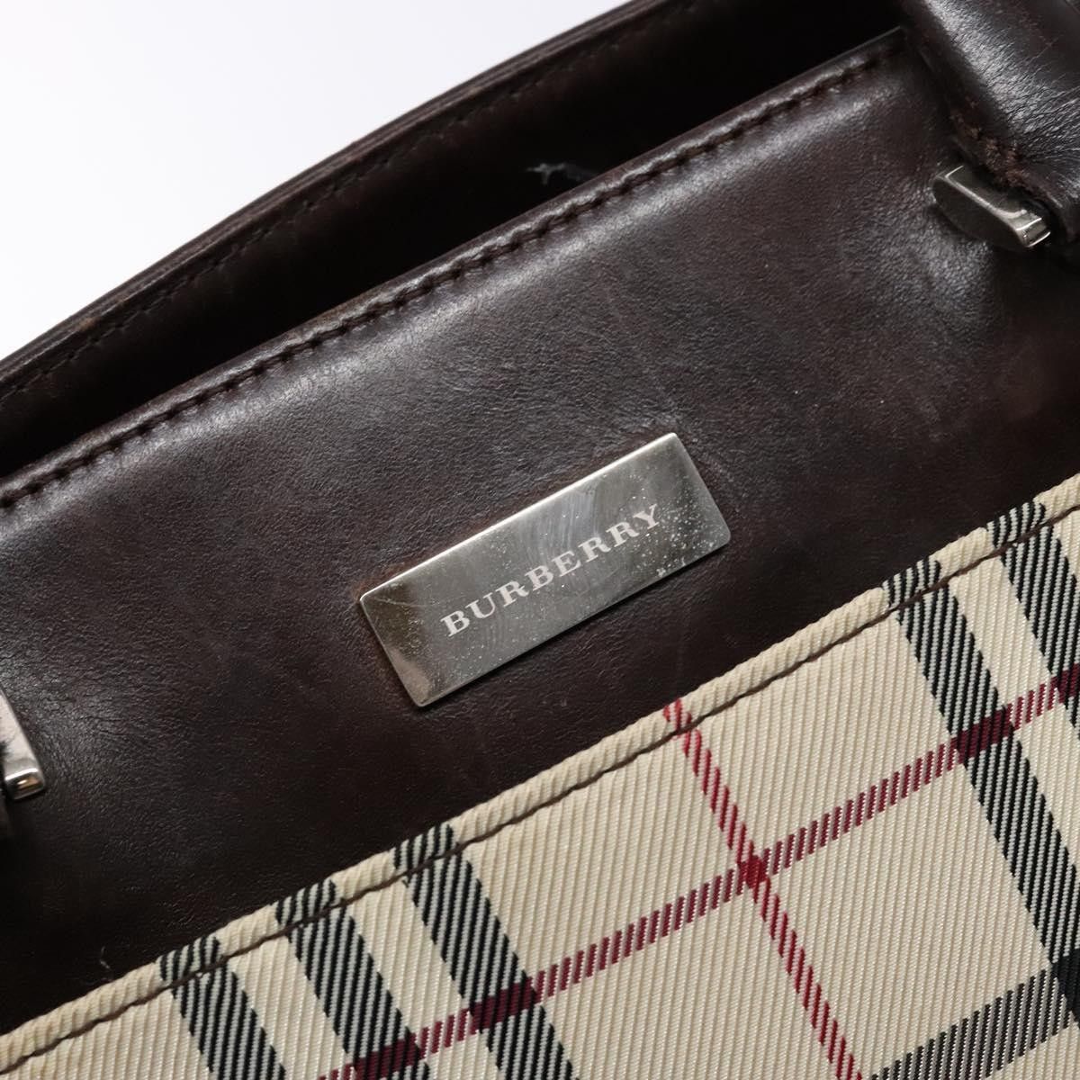 Burberry Burberry Nova Check Tote Canvas and Leather Size ONE SIZE - 6 Thumbnail