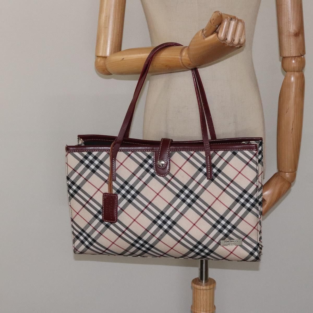 Burberry Burberry Nova Check Tote Nylon Size ONE SIZE - 13 Thumbnail