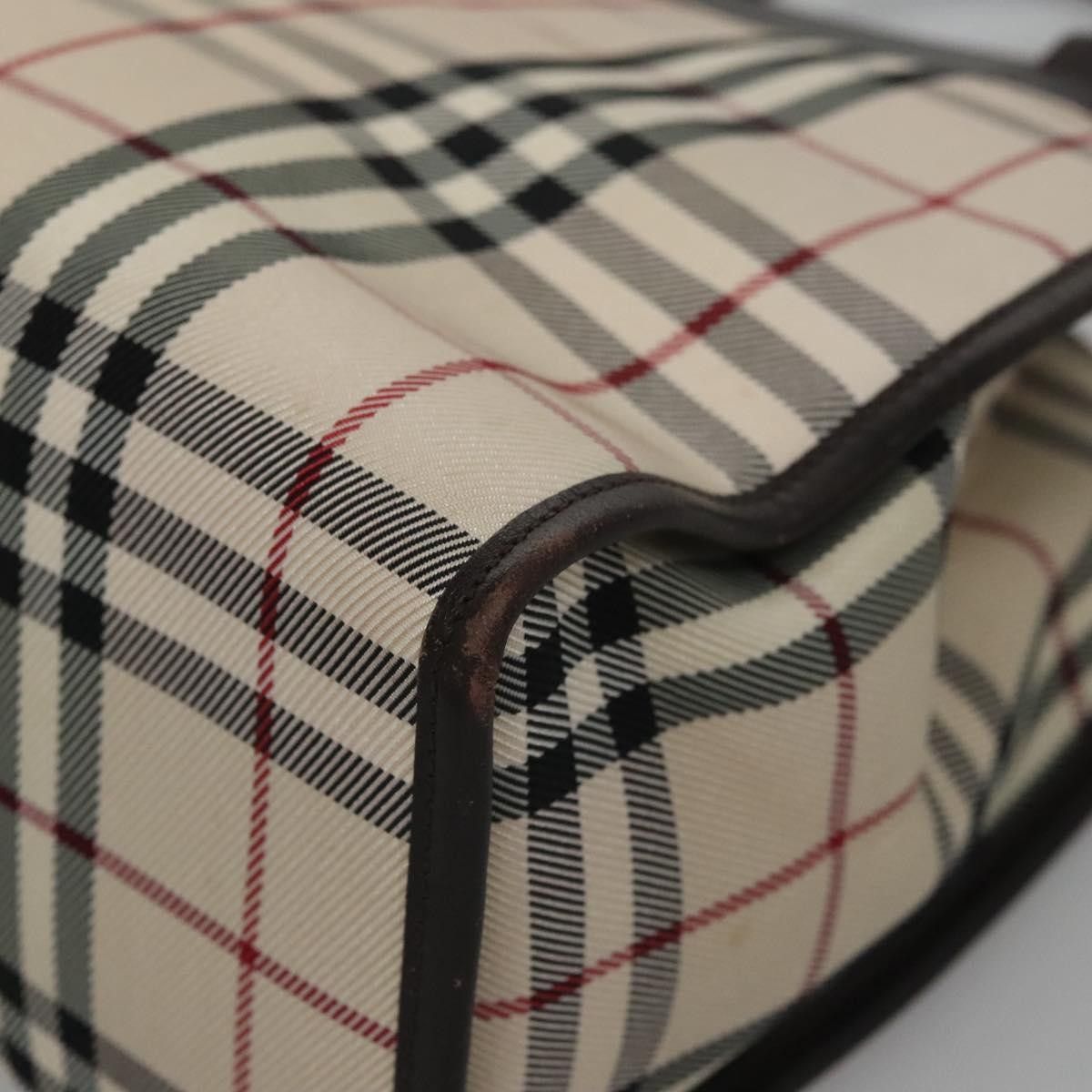 Burberry Burberry Nova Check Tote Canvas and Leather Size ONE SIZE - 8 Thumbnail