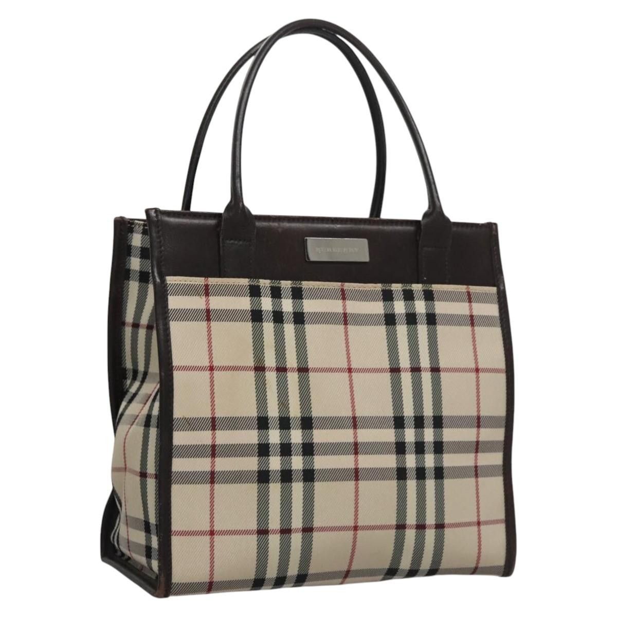 Burberry Burberry Nova Check Tote Canvas and Leather Size ONE SIZE - 17 Thumbnail