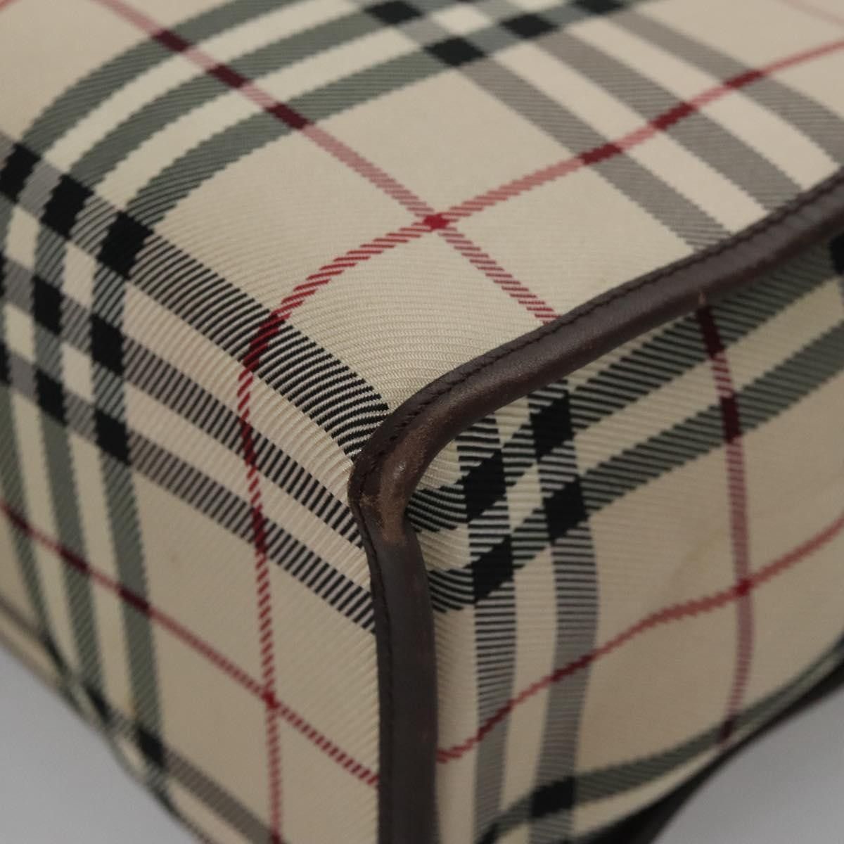 Burberry Burberry Nova Check Tote Canvas and Leather Size ONE SIZE - 11 Thumbnail