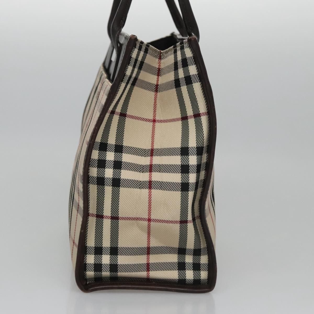 Burberry Burberry Nova Check Tote Canvas and Leather Size ONE SIZE - 3 Thumbnail