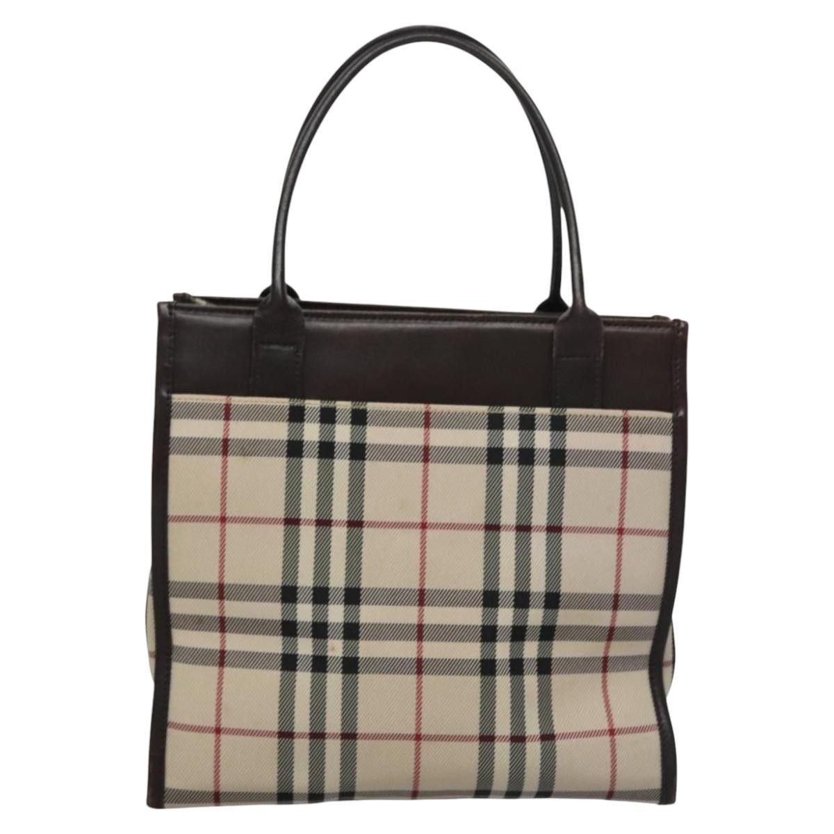 Burberry Burberry Nova Check Tote Canvas and Leather Size ONE SIZE - 2 Thumbnail