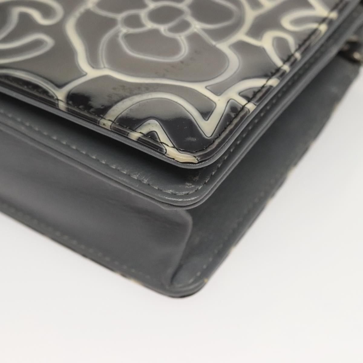 Chanel Chanel Wallet on Chain Camellia Patent Size ONE SIZE - 10 Thumbnail