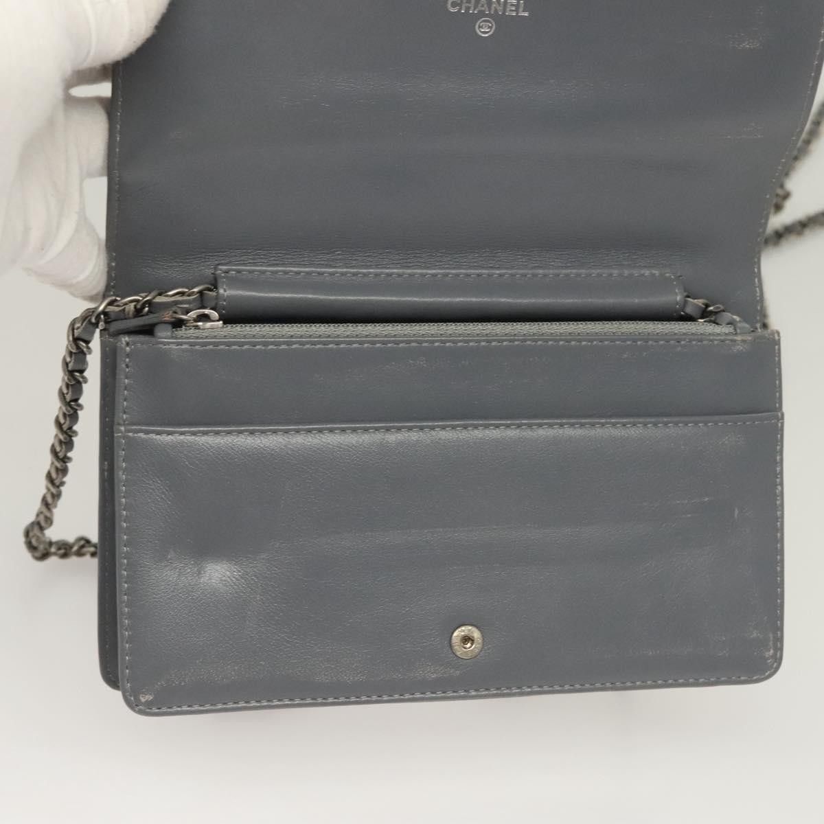 Chanel Chanel Wallet on Chain Camellia Patent Size ONE SIZE - 22 Thumbnail
