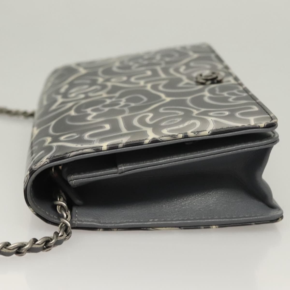 Chanel Chanel Wallet on Chain Camellia Patent Size ONE SIZE - 4 Thumbnail