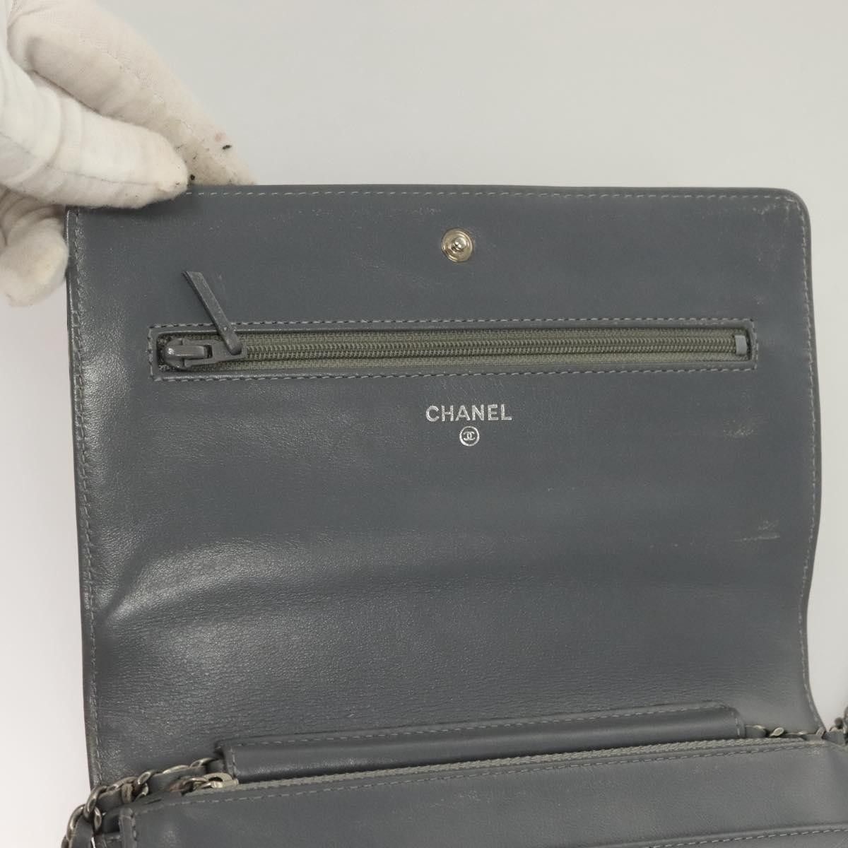 Chanel Chanel Wallet on Chain Camellia Patent Size ONE SIZE - 19 Thumbnail