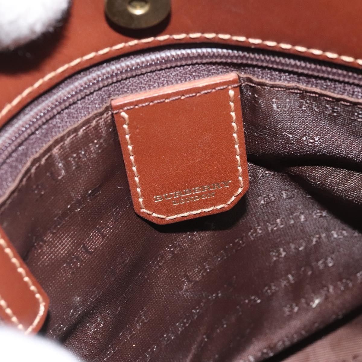 Burberry Burberry Top Handle Tote Haymarket Coated Canvas Size ONE SIZE - 6 Thumbnail