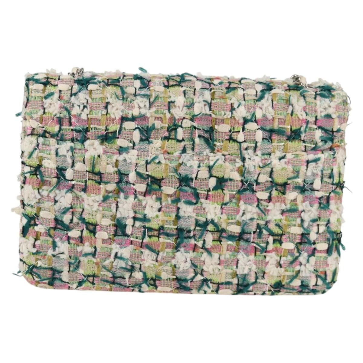 Chanel Chanel Beauty Lock Flap Bag Quilted Tweed Size ONE SIZE - 2 Thumbnail