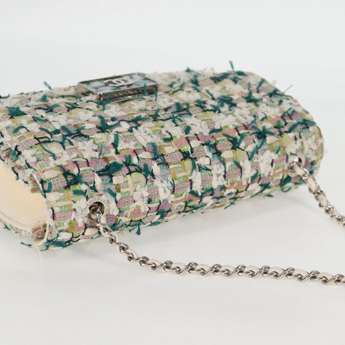 Chanel Chanel Beauty Lock Flap Bag Quilted Tweed Size ONE SIZE - 20 Thumbnail