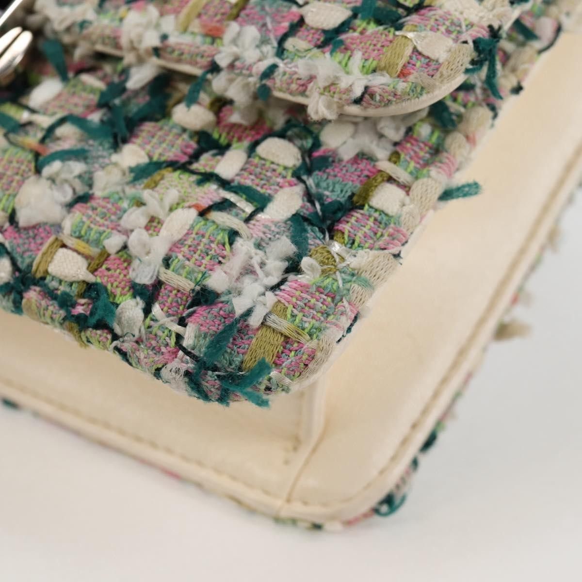 Chanel Chanel Beauty Lock Flap Bag Quilted Tweed Size ONE SIZE - 10 Thumbnail