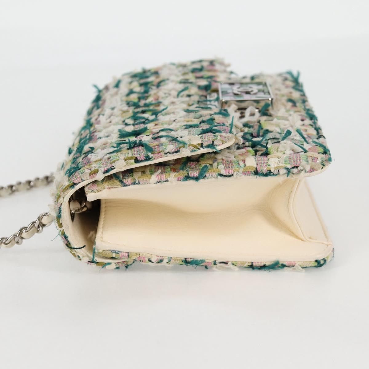 Chanel Chanel Beauty Lock Flap Bag Quilted Tweed Size ONE SIZE - 3 Thumbnail