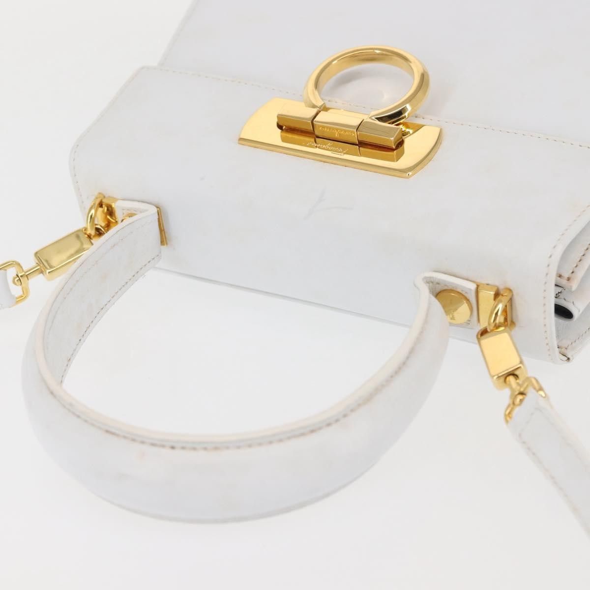 Salvatore Ferragamo Salvatore Ferragamo Gancini Convertible Top Handle Bag Leather Size ONE SIZE - 16 Thumbnail