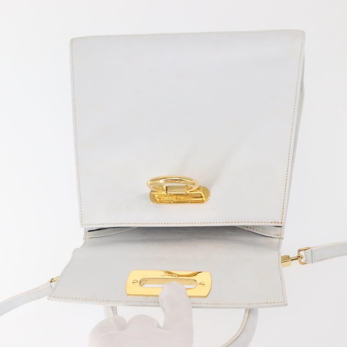 Salvatore Ferragamo Salvatore Ferragamo Gancini Convertible Top Handle Bag Leather Size ONE SIZE - 17 Thumbnail