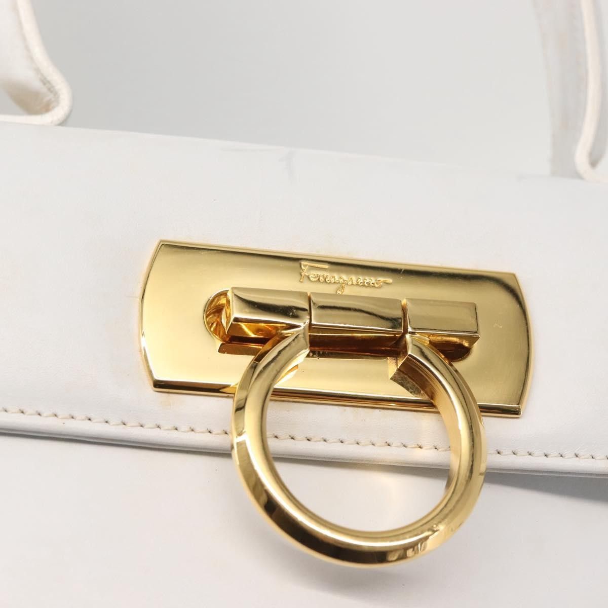 Salvatore Ferragamo Salvatore Ferragamo Gancini Convertible Top Handle Bag Leather Size ONE SIZE - 12 Thumbnail