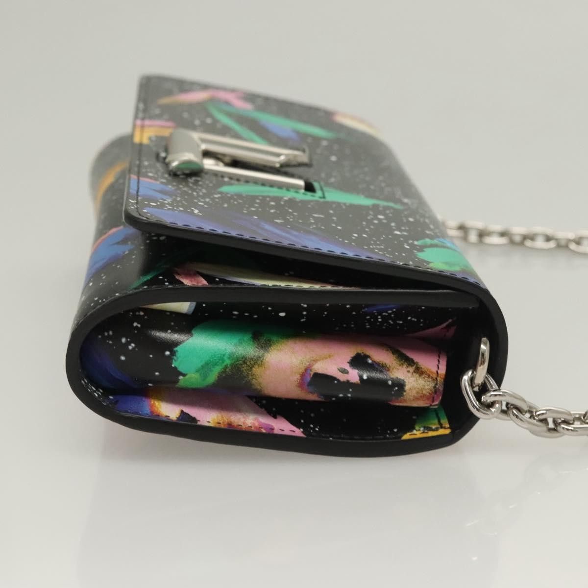 Louis Vuitton Louis Vuitton Twist Chain Wallet Limited Edition Printed Leather Size ONE SIZE - 3 Thumbnail