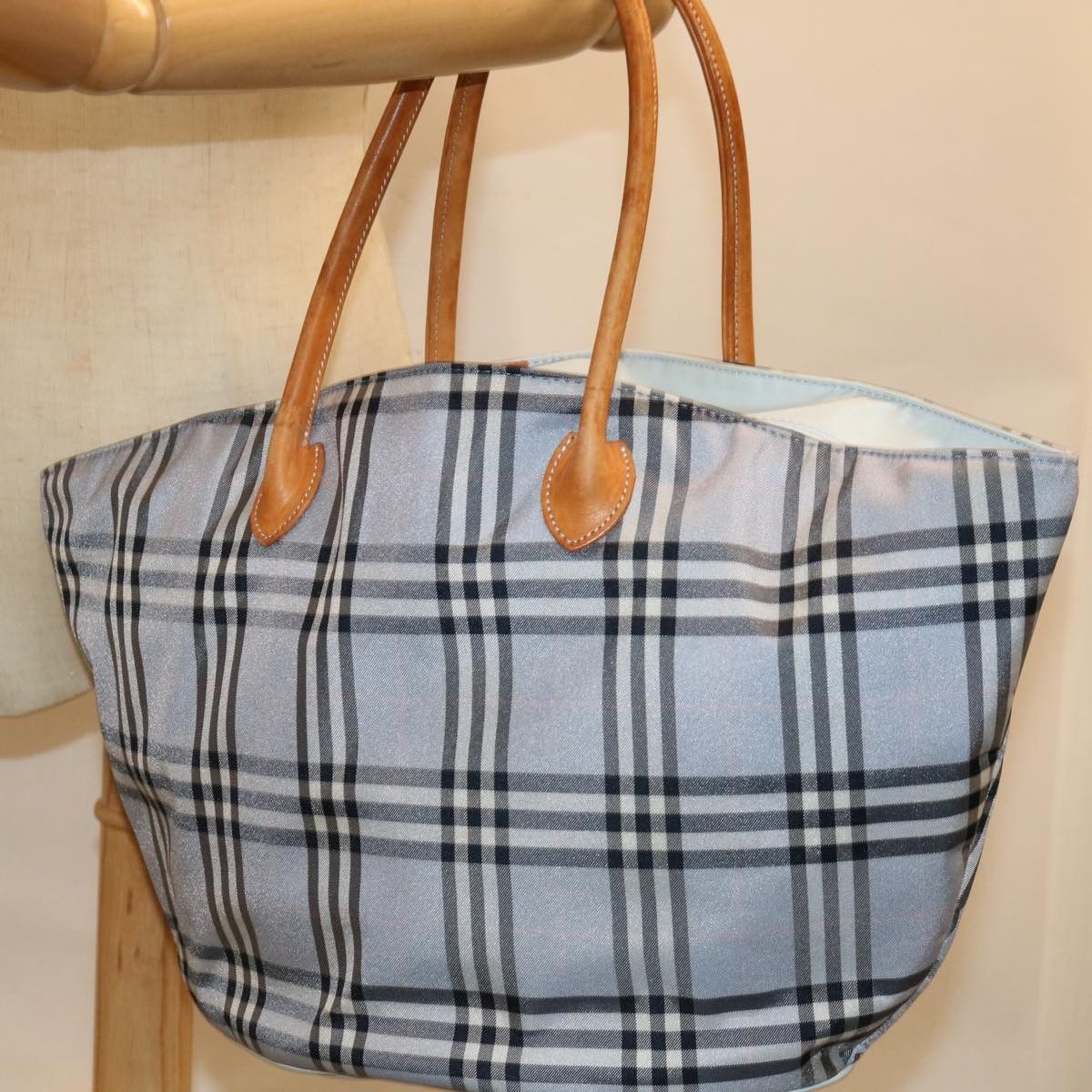 Burberry Burberry Nova Check Tote Nylon Size ONE SIZE - 13 Thumbnail