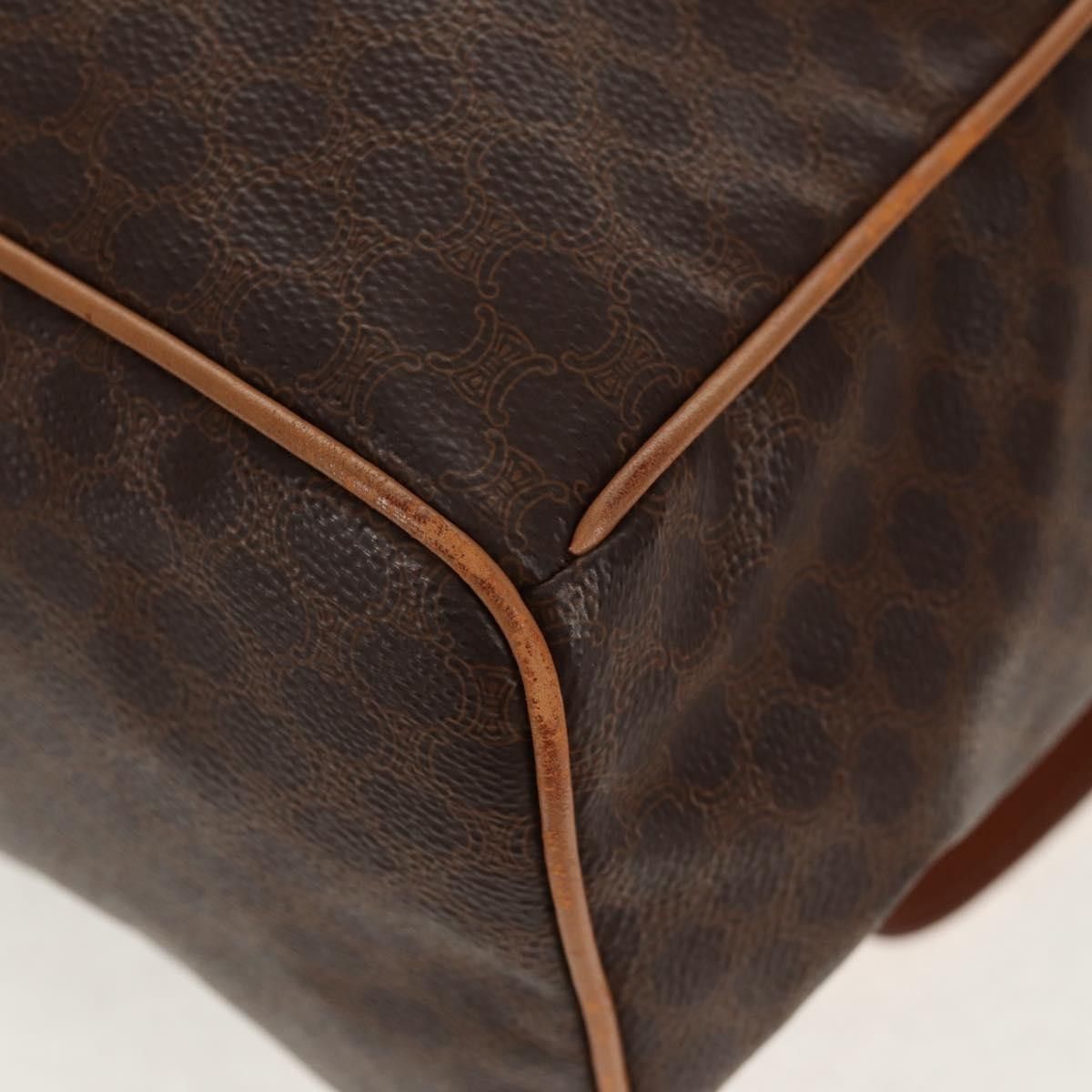 Celine Celine Vintage Drawstring Flap Backpack Macadam Coated Canvas Size ONE SIZE - 12 Thumbnail