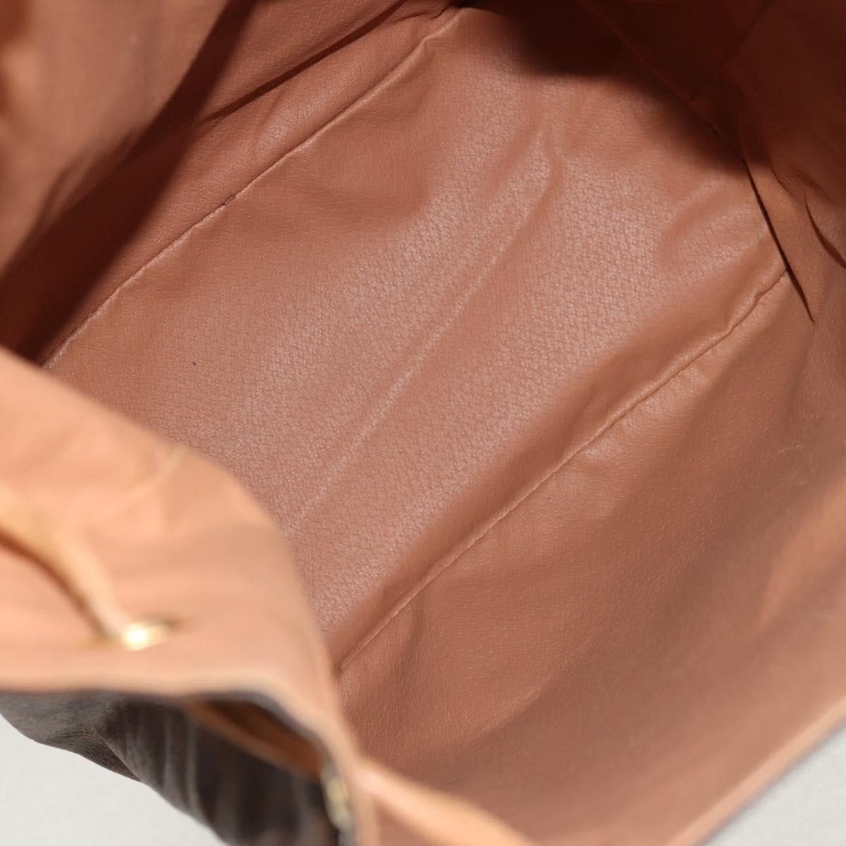 Celine Celine Vintage Drawstring Flap Backpack Macadam Coated Canvas Size ONE SIZE - 5 Thumbnail