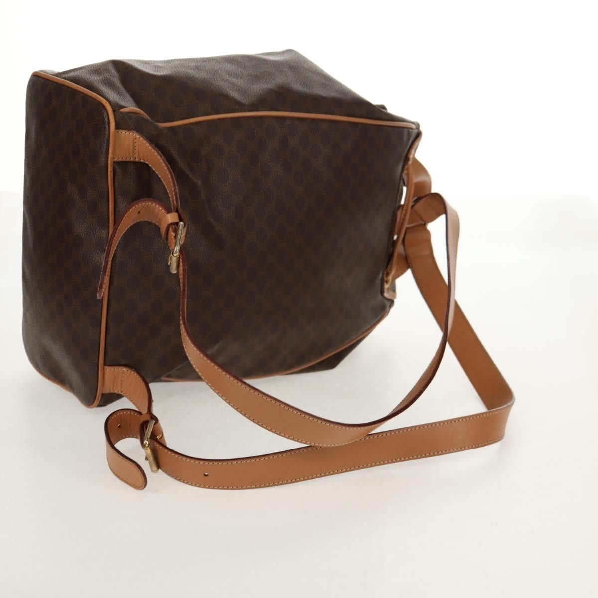 Celine Celine Vintage Drawstring Flap Backpack Macadam Coated Canvas Size ONE SIZE - 8 Thumbnail