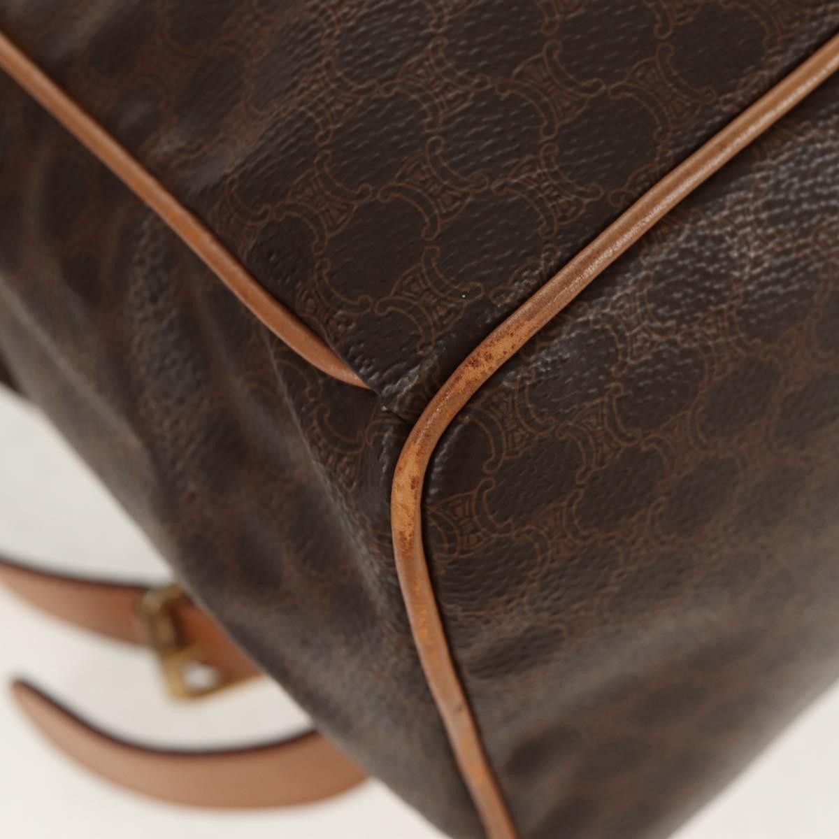 Celine Celine Vintage Drawstring Flap Backpack Macadam Coated Canvas Size ONE SIZE - 9 Thumbnail