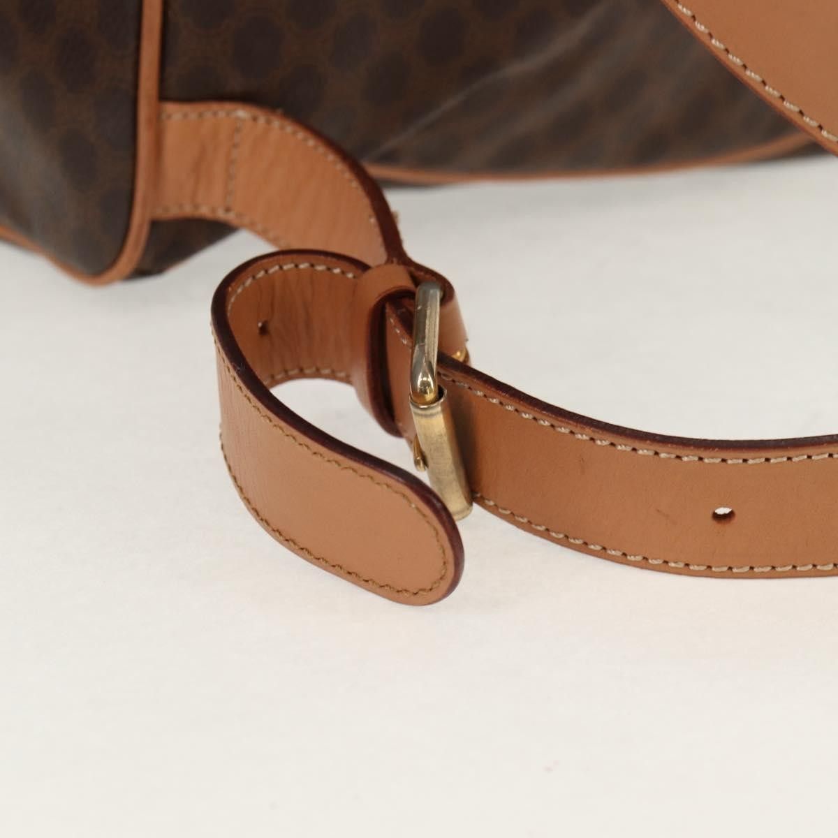 Celine Celine Vintage Drawstring Flap Backpack Macadam Coated Canvas Size ONE SIZE - 15 Thumbnail