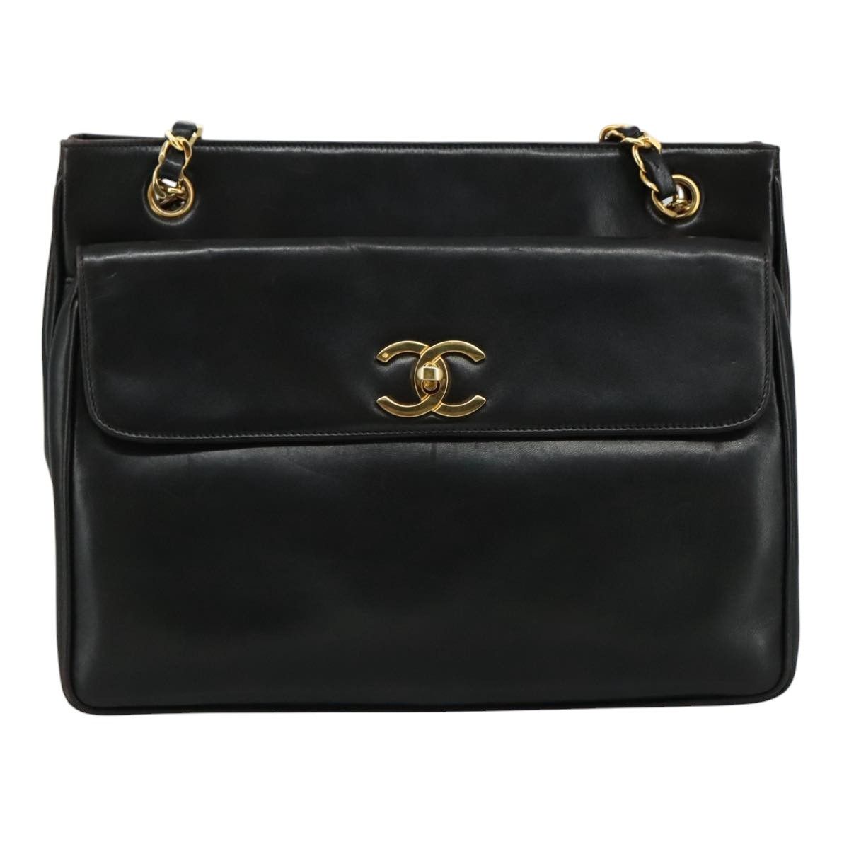 Chanel Chanel Vintage Front Pocket Tote Leather Size ONE SIZE - 24 Thumbnail