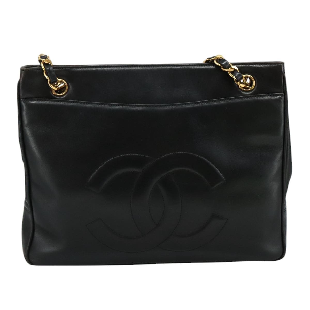 Chanel Chanel Vintage Front Pocket Tote Leather Size ONE SIZE - 2 Thumbnail