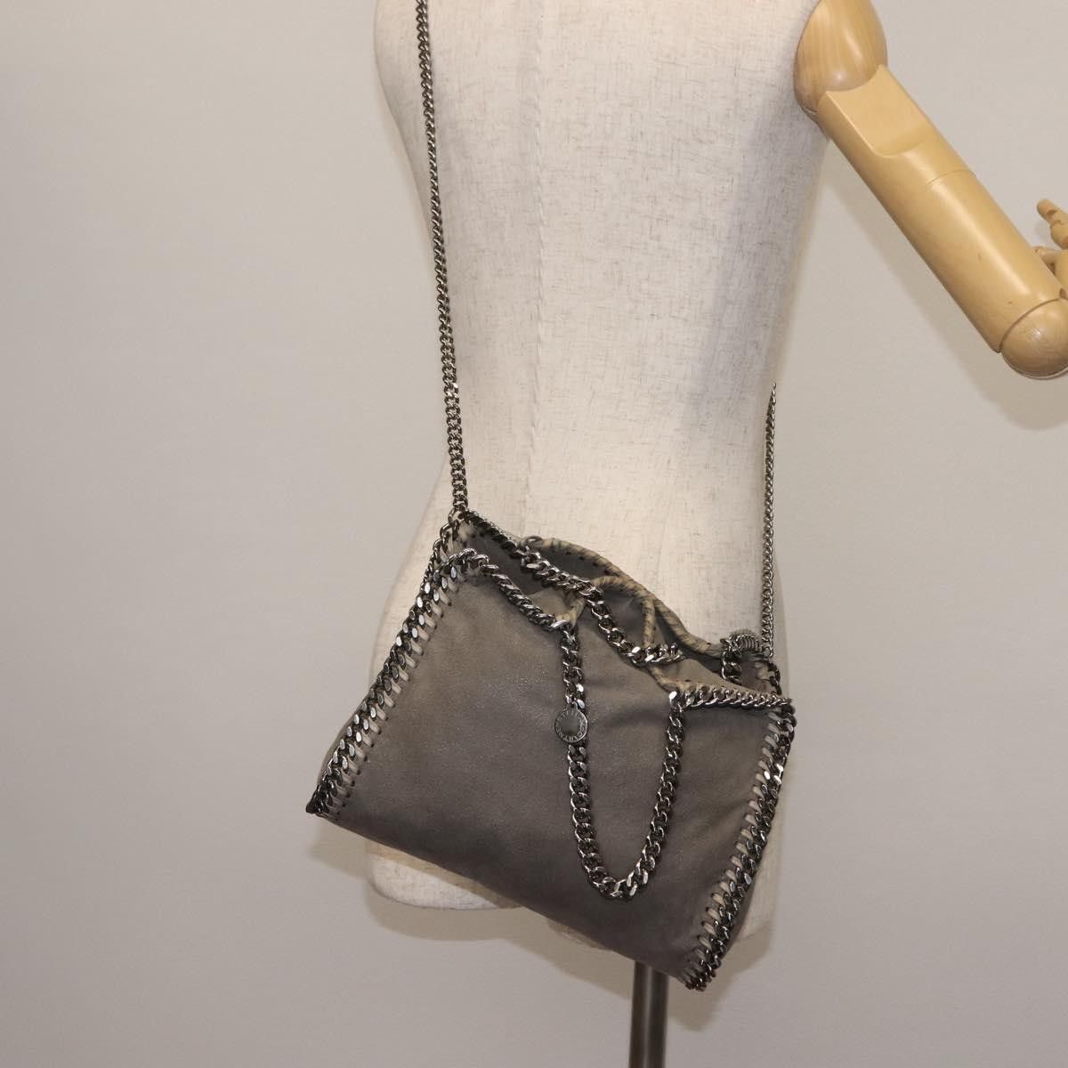 Stella McCartney Stella McCartney Falabella Fold Over Crossbody Bag Suede Size ONE SIZE - 13 Thumbnail